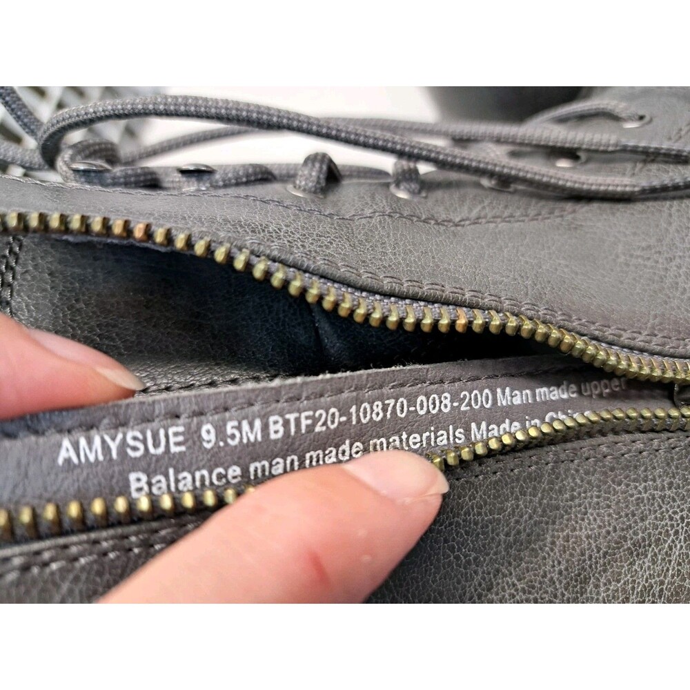 Baretraps Women's Amy Sue Gray Combat Boots 9.5M - Picture 7 of 7